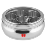 Stainless Steel Belly Shape Masala Box