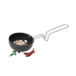 Stainless Steel Hard Anodized Aluminium Tadka Pan, 100mm